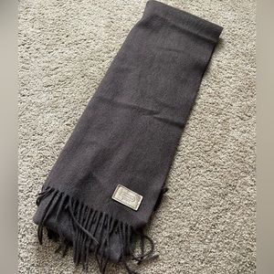 Coach 100% cashmere scarf.